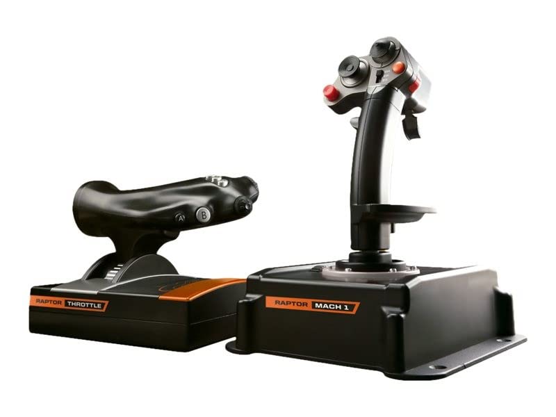 Fr-Tec - Flight Stick Raptor Mach 1 Hotas, Combo Controlador Palanca Y Acelerador Para Pc Fr-Tec - Flight Stick Raptor Mach 1 Hotas, Combo Controlador Palanca Y Acelerador Para Pc